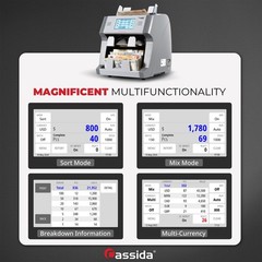 Cassida 9900R V2 2-Pocket Premium Bank Grade IR/IT with Built-in Printer