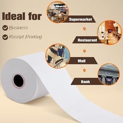 10-Pack 2.25&Prime; x 165&prime; Thermal Receipt Paper – Biodegradable for POS Systems