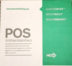 POS System Essentials Checks Register Rolls Print Ribbon New OB