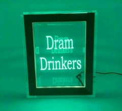 Personalized Tip Box Raffle Fund Raiser Donation Jar Engraved Light Changing LED