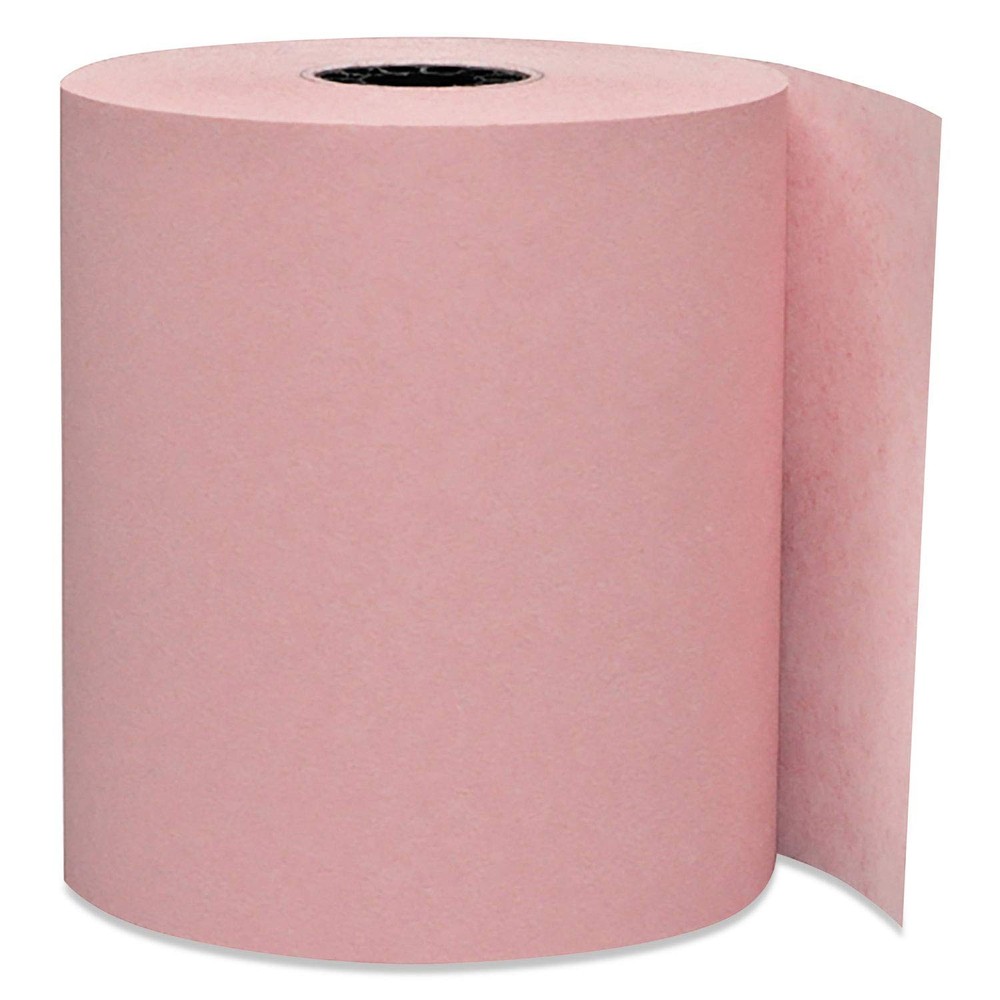 ICONEX Direct Thermal Paper Rolls 3.13 x 230 Ft Pink 0.45 Core 50/Carton