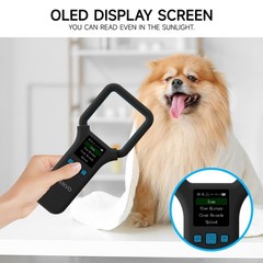 ISENVO Pet Microchip Scanner, Rechargeable Bluetooth Pet Chip Scanner(190E)