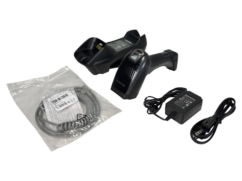 🔥Datalogic POWERSCAN PM9501 Wireless Barcode Scanner w/Bundle MINT CONDITION!⭐