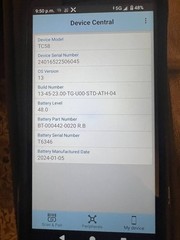 Zebra TC58 Android Barcode Scanner 2D/1D/QR with Battery