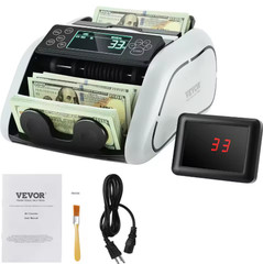 SucceBuy 1000 Pcs/Min Money Counter Business Cash Register Bill Counterfeit Bill