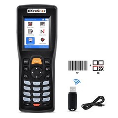 Onewscan Inventory Scanner, Wireless Barcode Scanner 1D&2D&PDF417 Portable—–