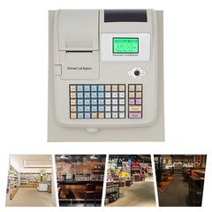 Multi-tax Electronic Cash Register POS 8 Digital LED Display Cash Register NEW