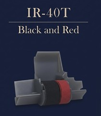 IR-40T x [12 Pack] Black and Red Ink Roller Ribbon Cartridge Compatible with …