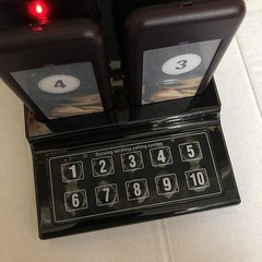 SHIHUI 10 Pager buzzers 1 keypad Queue Number Call Wireless Calling System Qu…