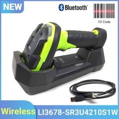 Zebra LI3678-SR3U4210S1W Ultra-Rugged Cordless 1D Bar Code Reader Scanner Kit