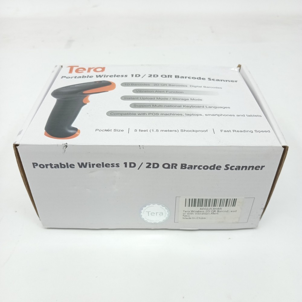 Tera Portable Wireless 1D/2D QR Barcode Scanner – X002J53H8R