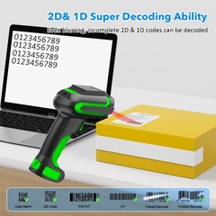 UHF RFID Reader Supports EPC C1Gen2 18000-6C Protocol with Industrial 2D/1D/Q…