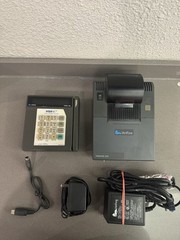 Tranz 380 Credit Payment Card System /w Verifone Printer 250 Set – Used