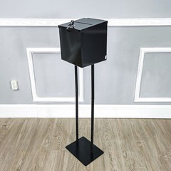 Metal Ballot Box Donation Box Suggestion Box With Stand