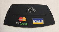 VIVOtech VivoPay 4500 4800 4500M 4000 Visa MasterCard Decal Sticker