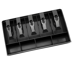 Cash Register Drawer Insert Tray with for Money Storage, Banks Supermarkets S…