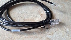 NCR 1639-K041 12V Cash Drawer Kick Cable RJ45 RJ9, Fits Radiant Systems CB10271