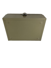 Metal Cash Box w/key and plastic lift-out drawer 11&Prime; x 7.75&Prime; x 4&Prime;