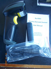 New in open box & Tested Nadamoo Wireless Barcode Scanner Model Bur3003