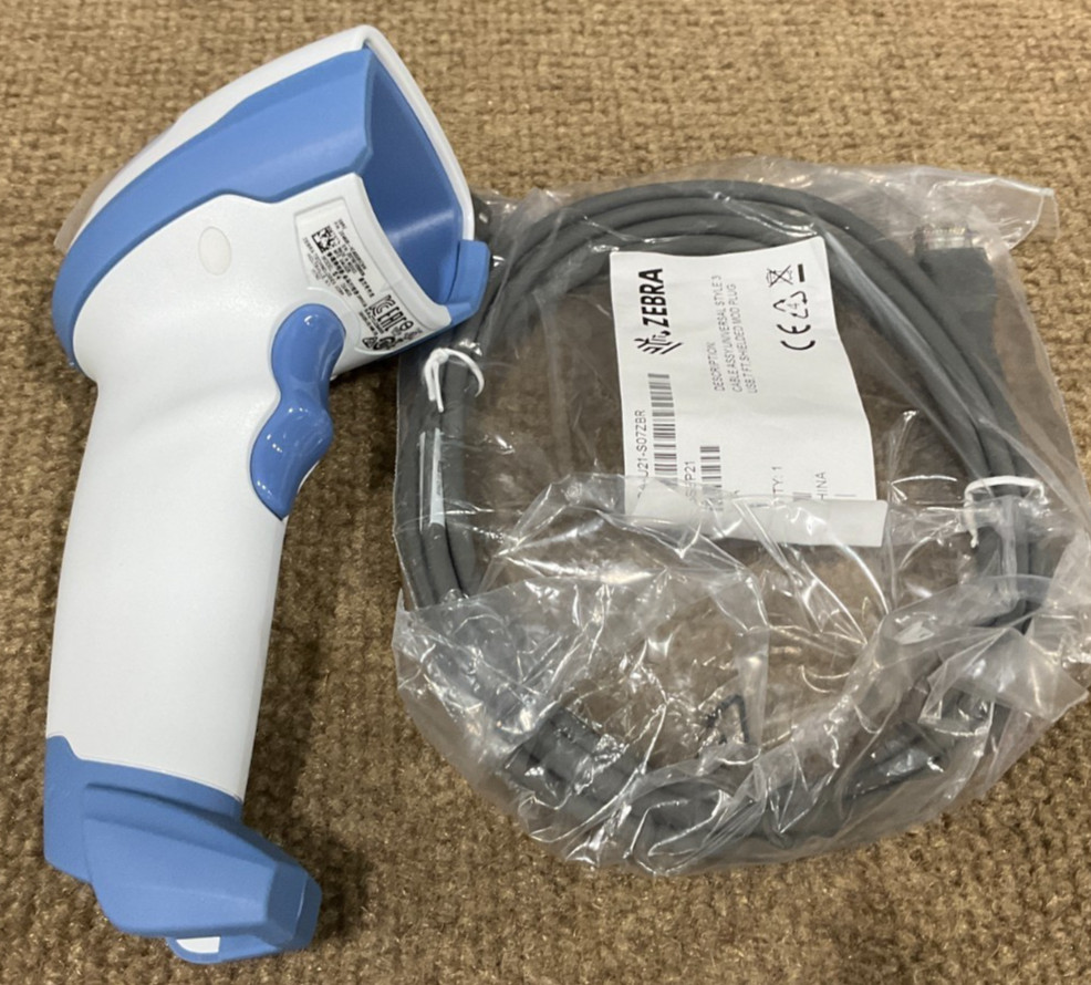 Zebra Motorola DS4608 Barcode Scanner white DS4608-HC4000BVZWW ✅❤️️✅❤️️