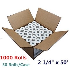 1000 Rolls 2 1/4&Prime; x 50&prime; Thermal Cash Register POS Receipt Paper Free Shipping