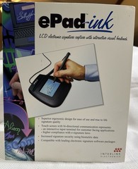 InterLink ePad-ink VP9805 Electronic Signature Capture Pad with USB LCD Stylus