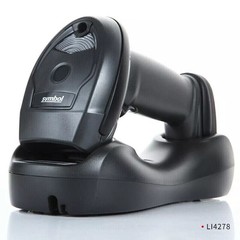 Zebra Symbol LI4278-SR20007WR USB Wireless 1D Handheld Barcode Scanner W/ Cradle