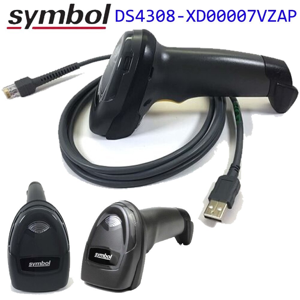 Symbol 1/2D DS4308-XD Extreme Density PDF Handheld Barcode Scanner W/USB Cable