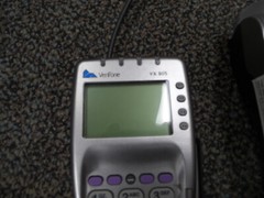 VeriFone VX520 Terminal and VX805 Pin Pad Credit Card Machine *Complete* Clean