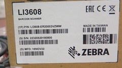 New Zebra Motorola Symbol Barcode Scanner Li3608 -ER0003VZWW Extended Range USB