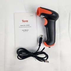 Tera D5100 Wireless 1D 2D QR Barcode Scanner 2.4G USB Cradle High Capacity