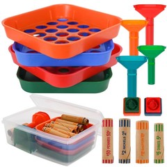 Coin Sorter Trays, Counter Tubes & 60 Assorted Coin Wrapper Rolls