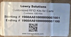 100 RFID Tags Confidex Carrier Tough II Cart Equiptment Asset ID Tracking