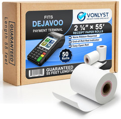 Thermal Receipt Paper Rolls for Dejavoo Z8 Z9 Z11 P1 P3 P8 QD1 QD2 QD4 QD5 – 2 1