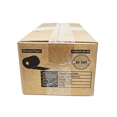 30 Rolls 60 GSM Heavy Thermal 3 1/8 x 230 Thermal Paper Receipt Rolls fits a…