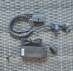 Ingenico Desk 5000 Magic Box Cable 296165425AB w/AC Adapter Tested VG+