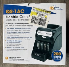 Royal Sovereign QS-1AC Coin Sorter Counter Machine
