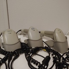 Lot of 5 HHP Handheld Product IT3800 USB Barcode Scanner IT3800LR-12 Coiled Cord
