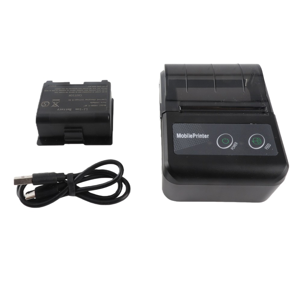 Portable 58mm Wireless Bluetooth Thermal Receipt Printer For IOS