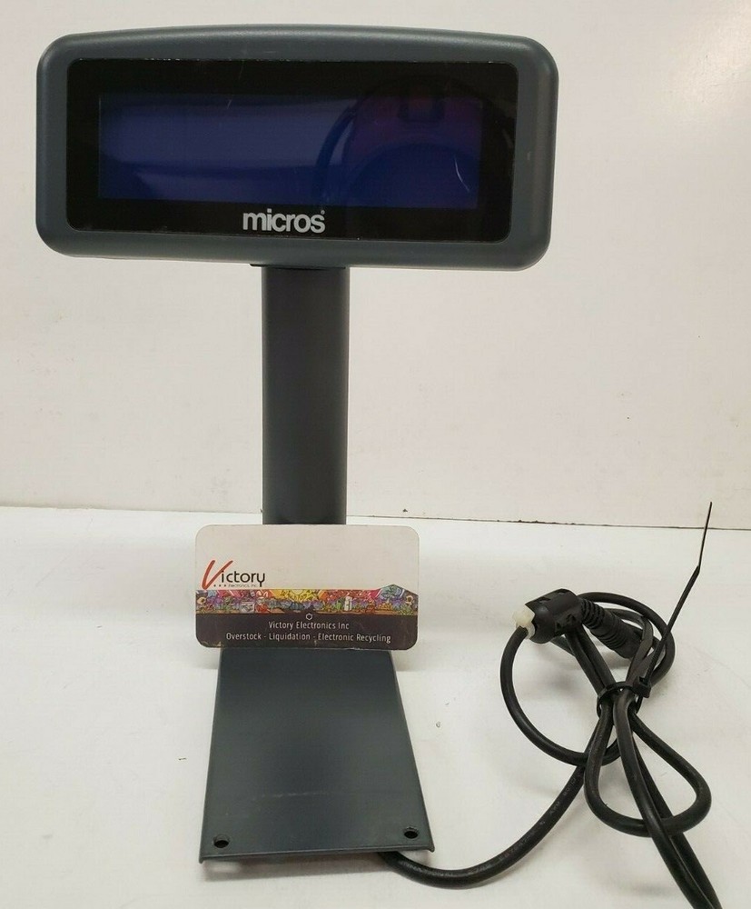 Used Micros (700827-105) – LCD Pole Display- For Workstation 4 & 5 Replacement