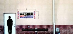 BARBER SHOP & SALON Banner (2ft X 5ft) Open Lounge Sign 2&prime; X 5&prime;, Various