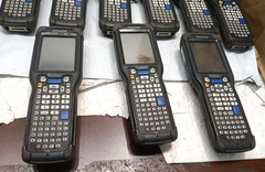 Lot of 7 Honeywell CK75LAN Handheld Scanner Computer CK75AA6MN00A6400 As Picture
