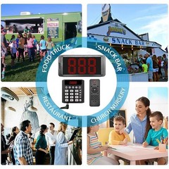 Queuing Wireless Calling System Restaurant Pager Customer Waiting Number System