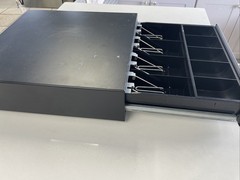 POS Cash Drawer (EKDS320-1B330-A10-31) 16×16 Black with Money Till & 1 Key