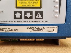 Datalogic Accu-Sort 1000067753 Industrial Laser Scanner