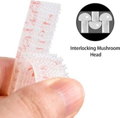 EZ Pass Ipass Toll Tag Mount Kit 4pcs Dual Lock Adhesive Tape Strips Set