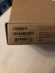 Square Card Reader, Contactless, Model SPC1-01, New Never Used, Open Box