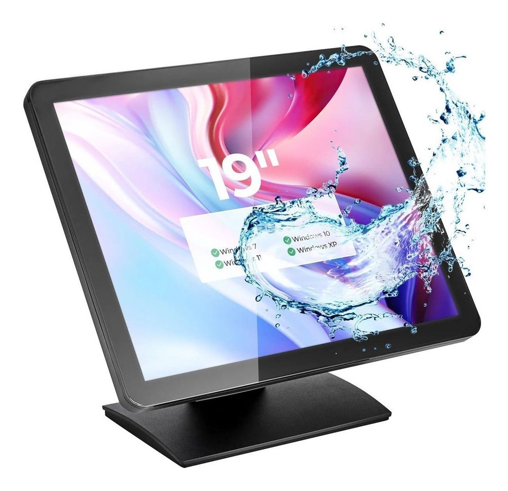 MUNBYN 19&Prime; POS Touchscreen Monitor 1280×1024 HDMI VGA Windows 10/11 Compatible