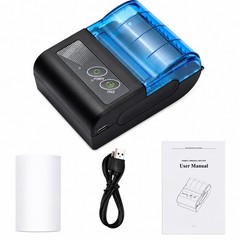 Mini Thermal Receipt Printers,USB Receipt Bill Ticket Printer w 58mm Print Paper