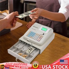 Multi-tax Electronic Cash Register POS 8 Digital LED Display Cash Register NEW